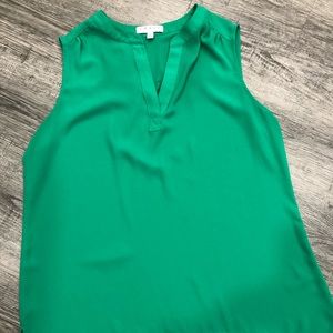 Chaus green sleeveless top